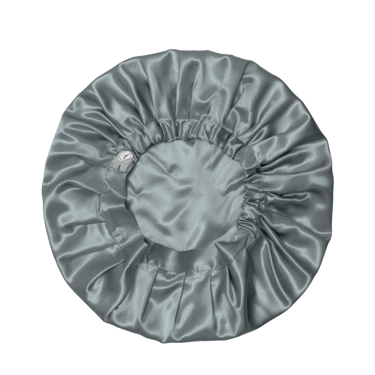 Bonnet de nuit en soie – Bleu Windward