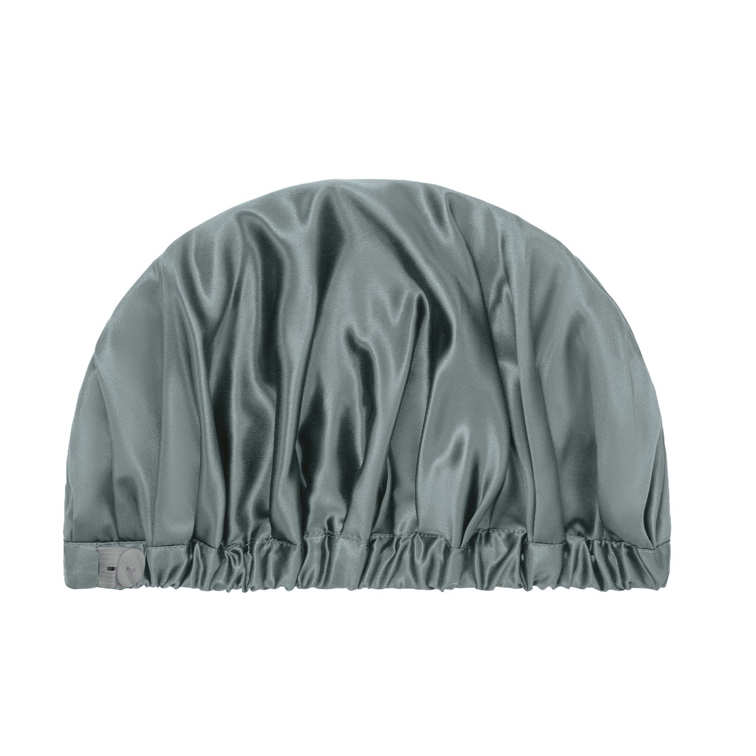Bonnet de nuit en soie – Bleu Windward
