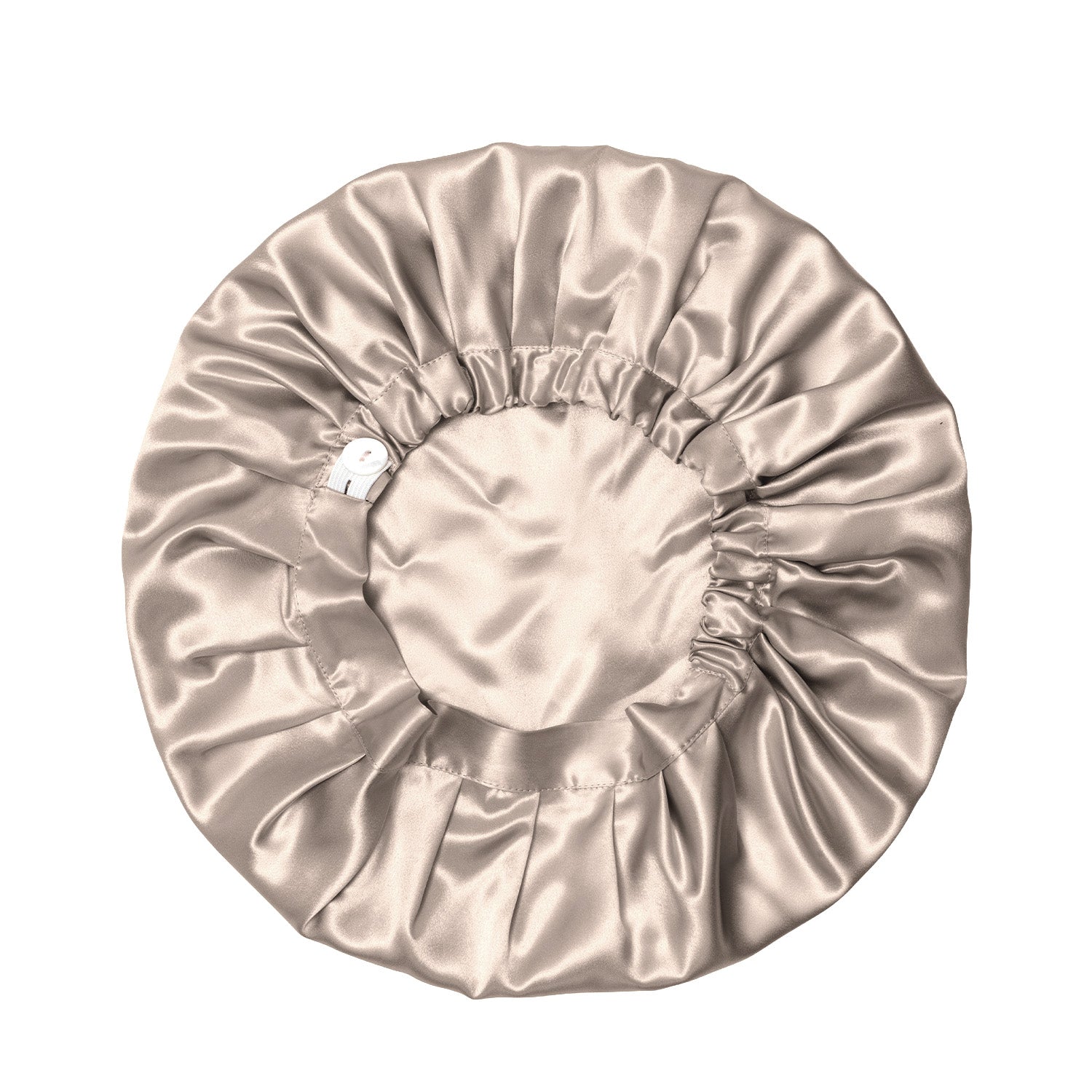 Bonnet de nuit en soie – Sable