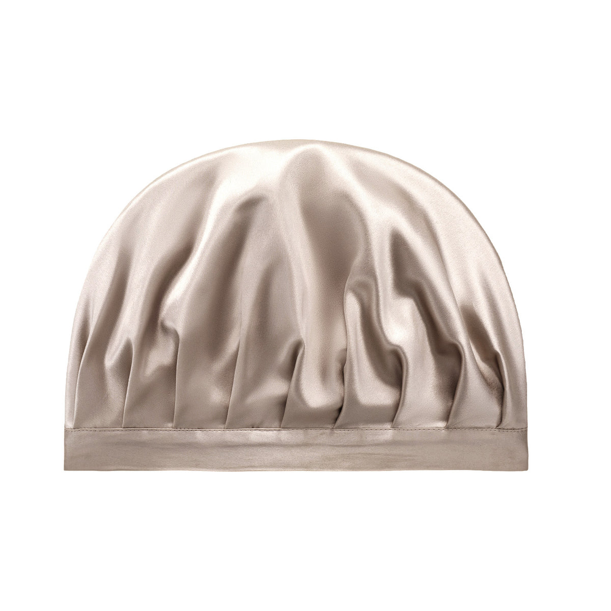 Bonnet de nuit en soie – Sable