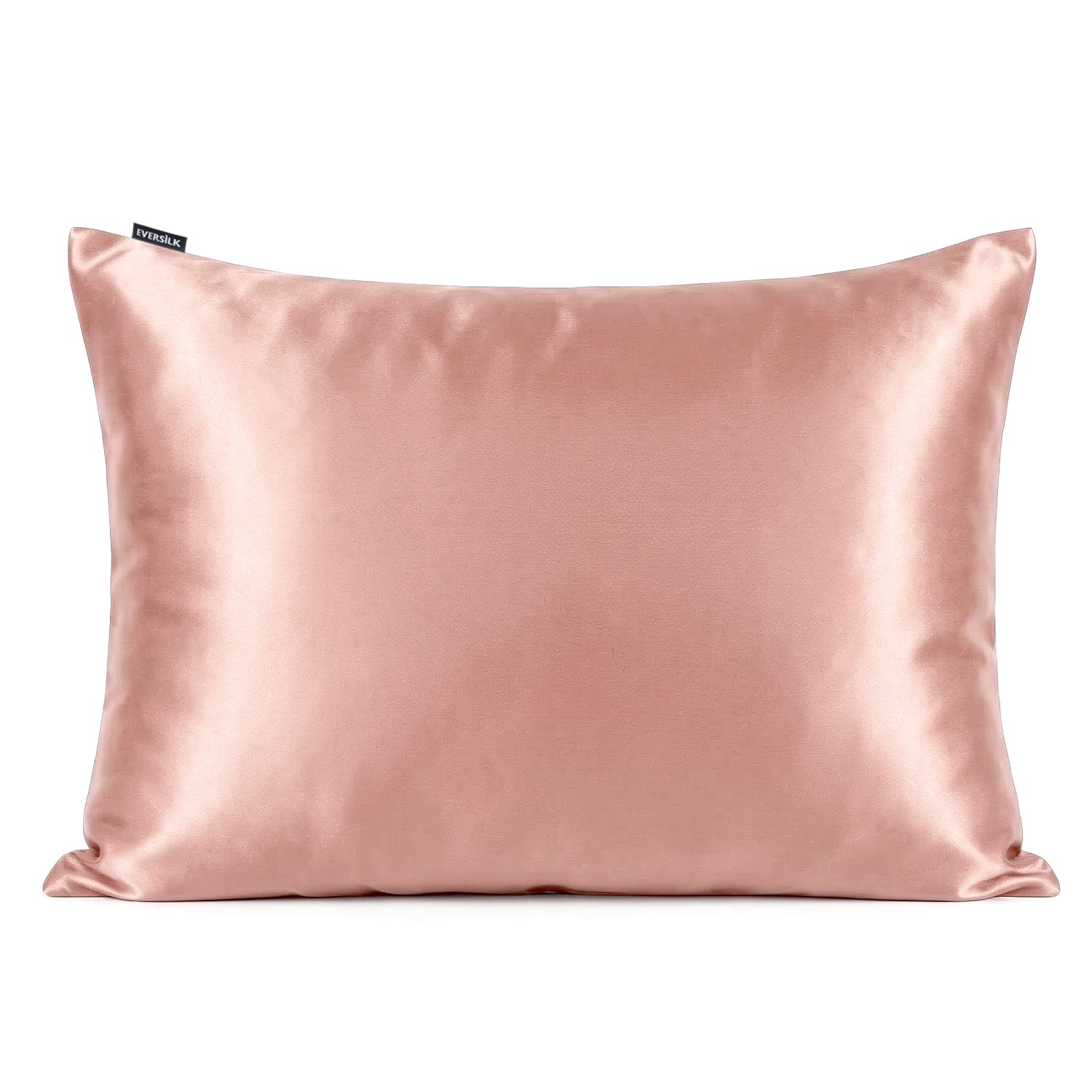 Taie d'oreiller 100% pure soie de mûrier - Vieux Rose - Rectangulaire - EVERSILK.fr