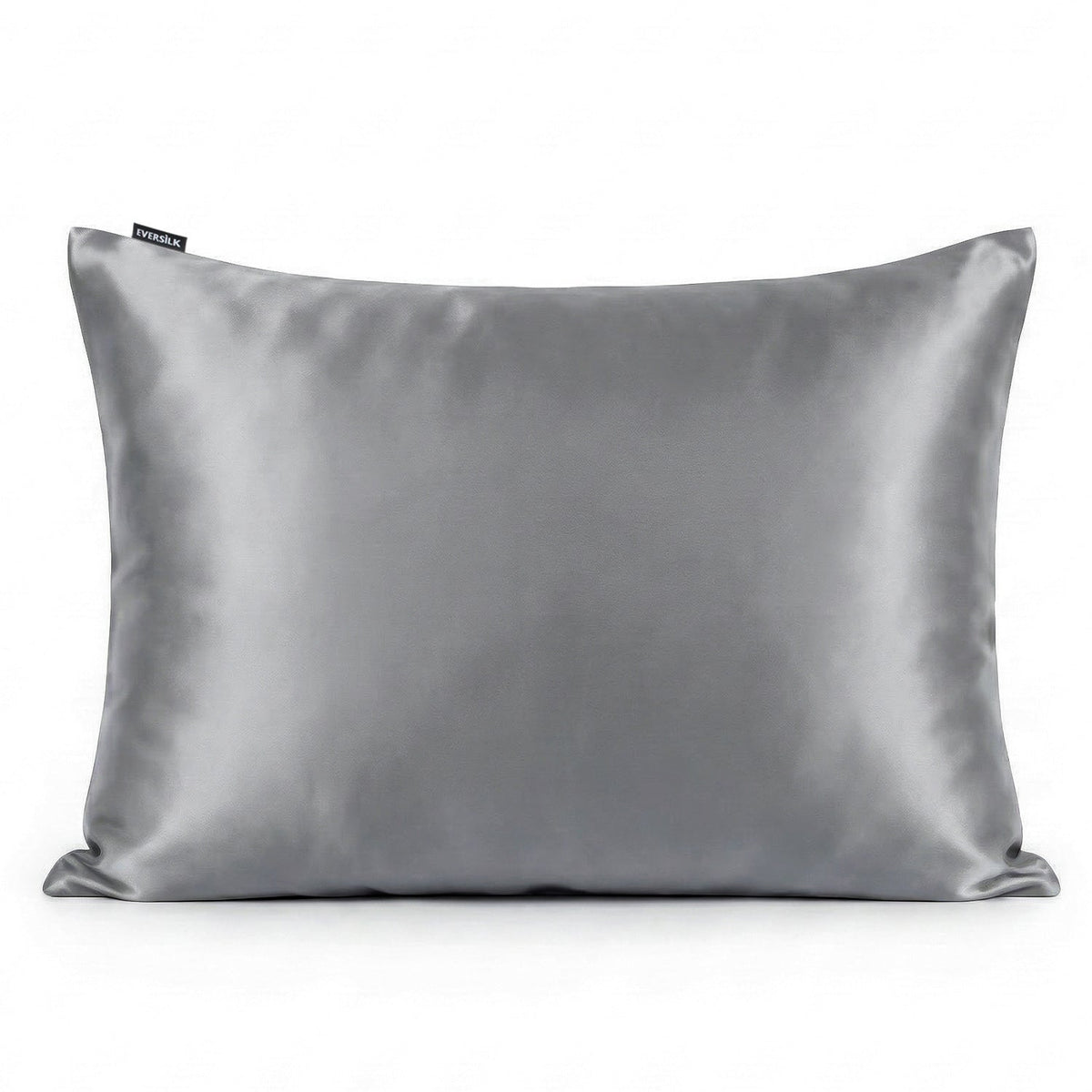 Taie d'oreiller 100% pure soie de mûrier - Gris Ultime - Rectangulaire - EVERSILK.fr