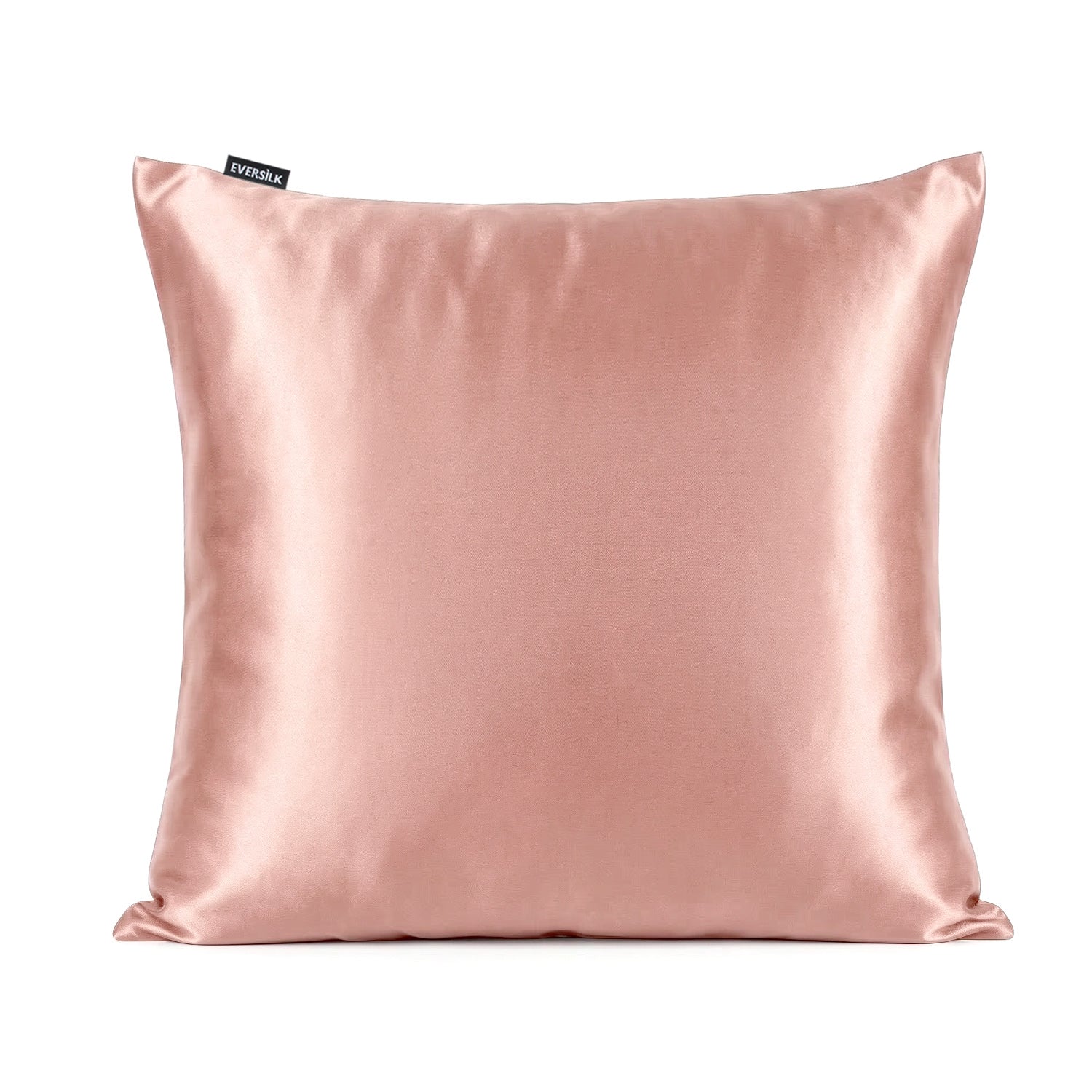 Taie d'oreiller 100% pure soie de mûrier - Vieux Rose - Euro - EVERSILK.fr