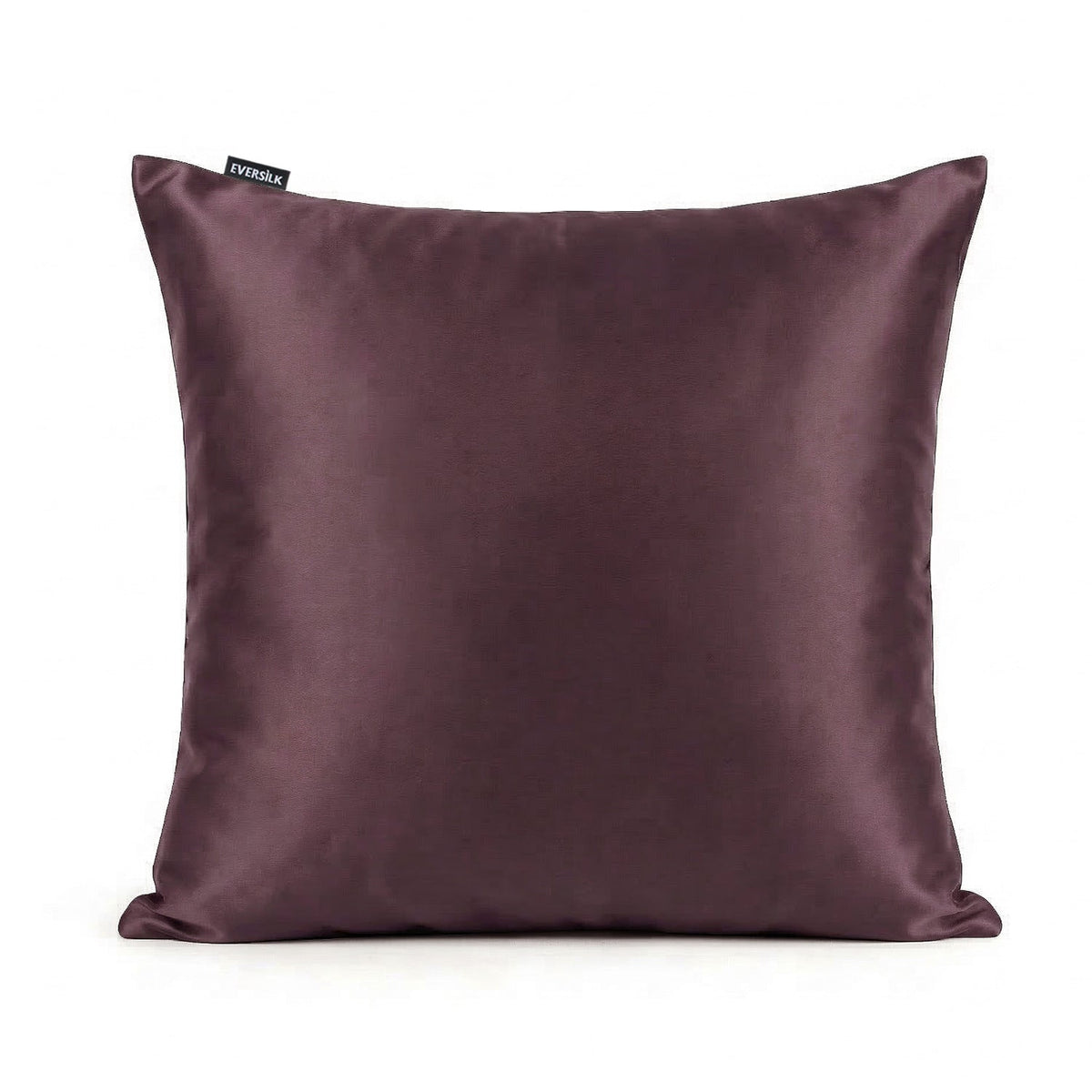 Taie d'oreiller 100% pure soie de mûrier - Prune - Euro - EVERSILK.fr