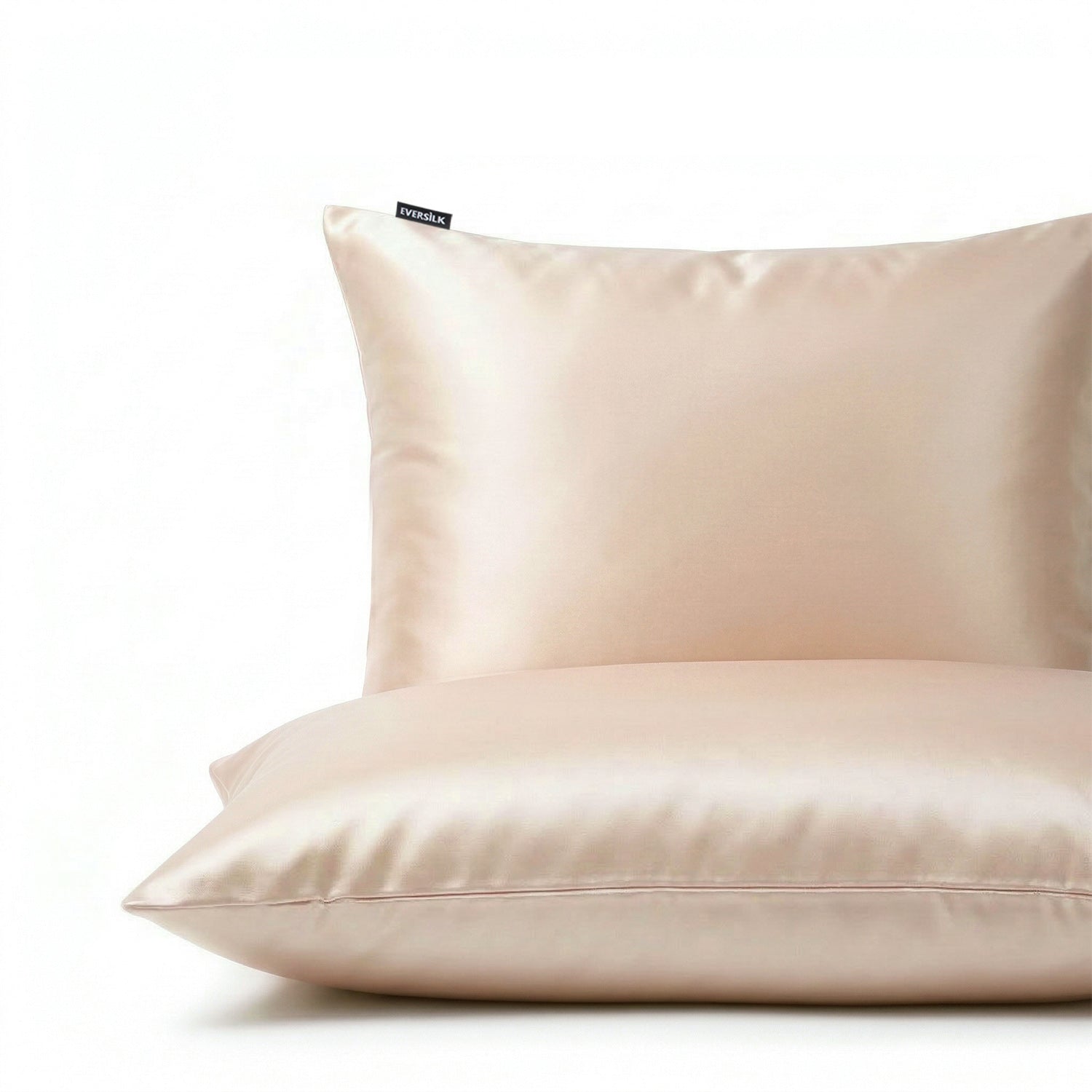 Taie d'oreiller 100% pure soie de mûrier - Champagne - Rectangulaire - EVERSILK.fr