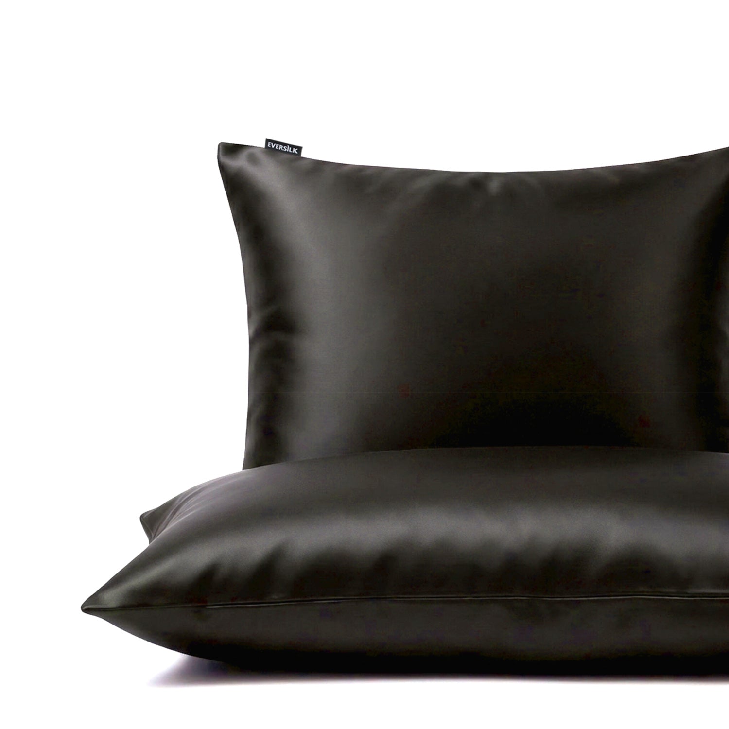 Taie d'oreiller 100% pure soie de mûrier - Gris Foncé - Rectangulaire - EVERSILK.fr
