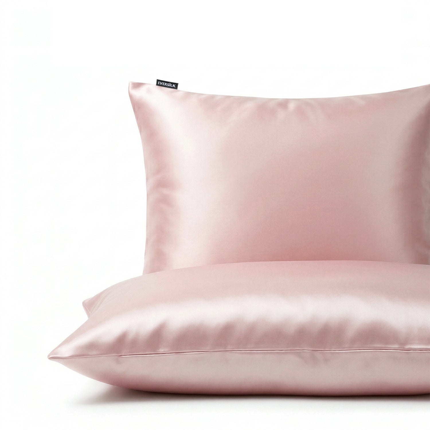 Taie d'oreiller 100% pure soie de mûrier - Rose - Rectangulaire - EVERSILK.fr