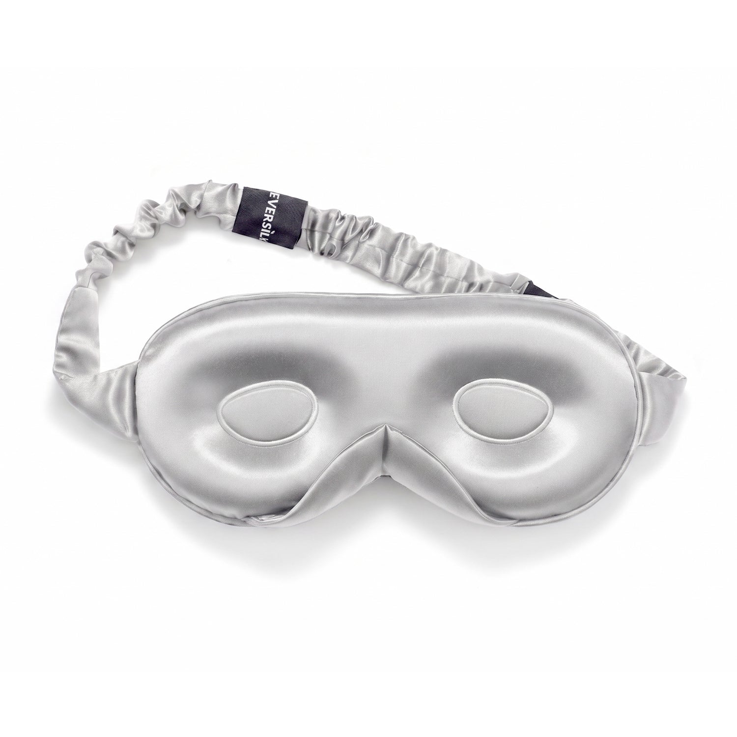 Masque de nuit en soie EVERSILK – Gris Argenté