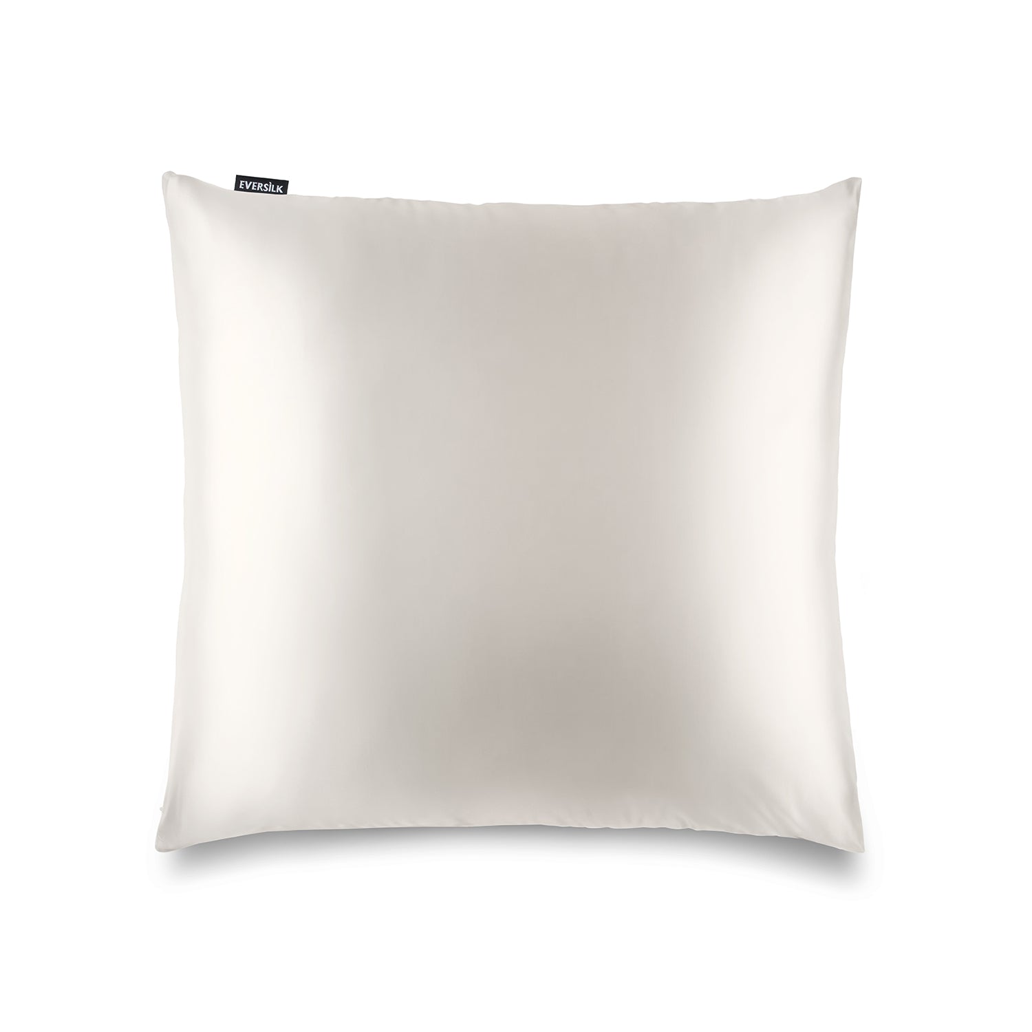 Taie d'oreiller 100% pure soie de mûrier - Blanc - Euro - EVERSILK.fr