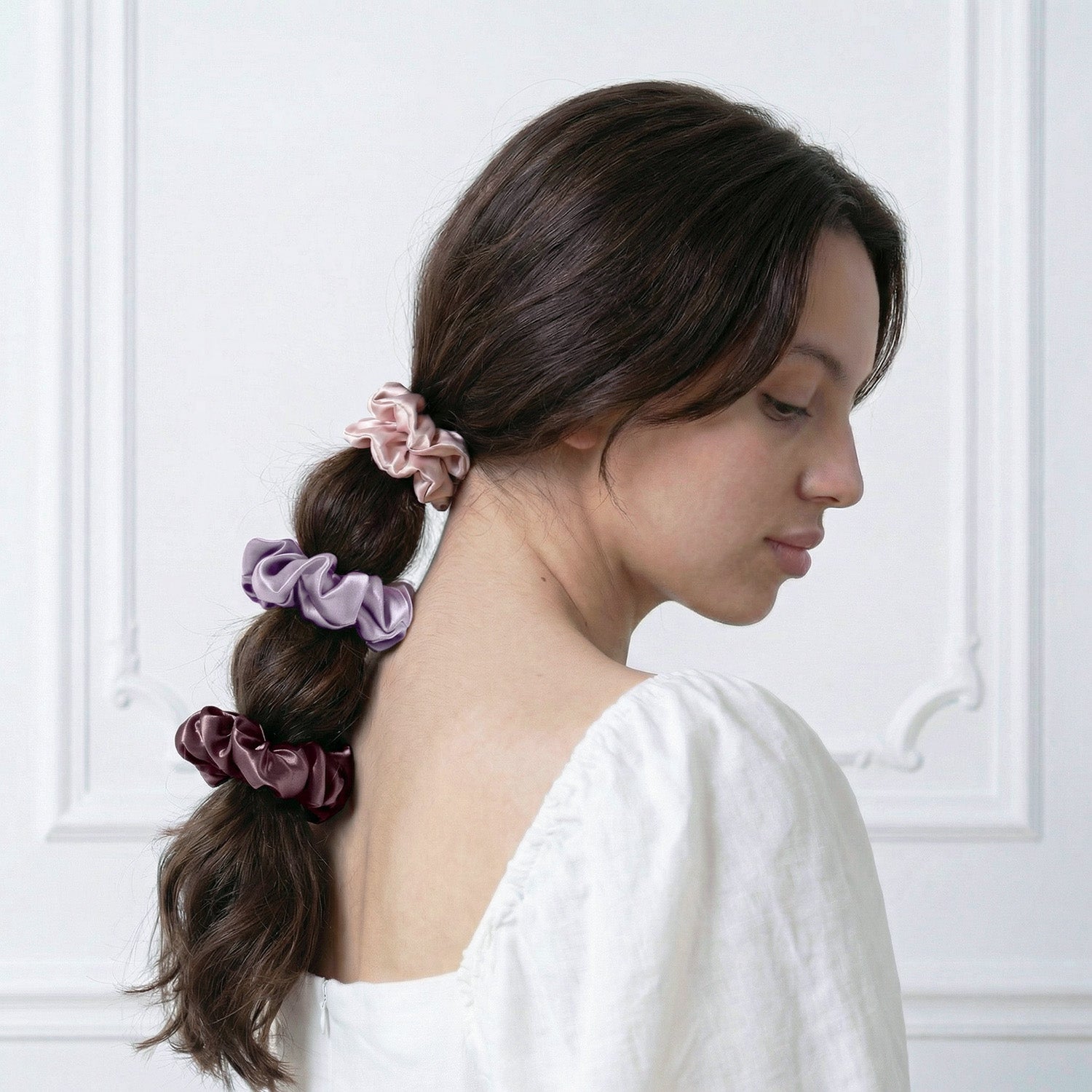 Trio de chouchous – Lotus, Lavande & Prune - EVERSILK.fr