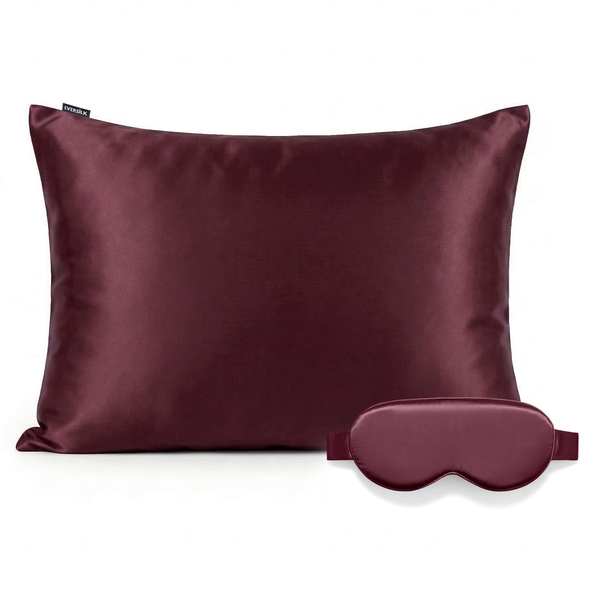 Duo Taie & Masque - Burgundy