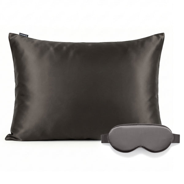 Duo Taie & Masque - Gris Fonce