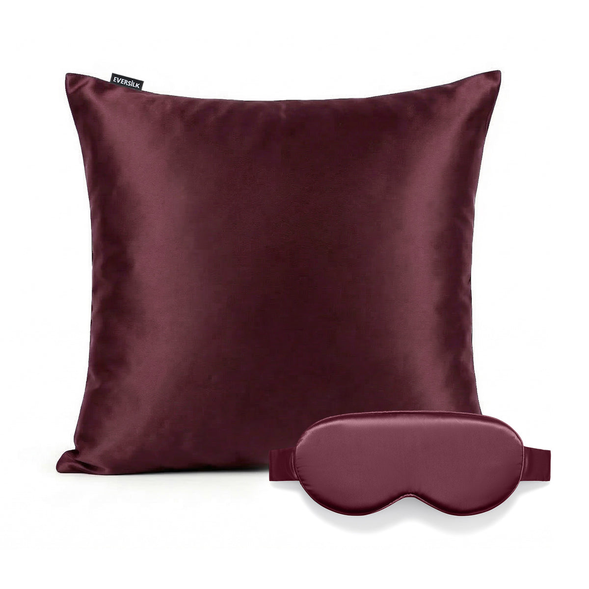Duo Taie & Masque - Burgundy
