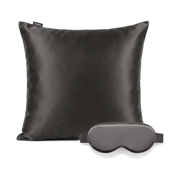 Duo Taie & Masque - Gris Fonce