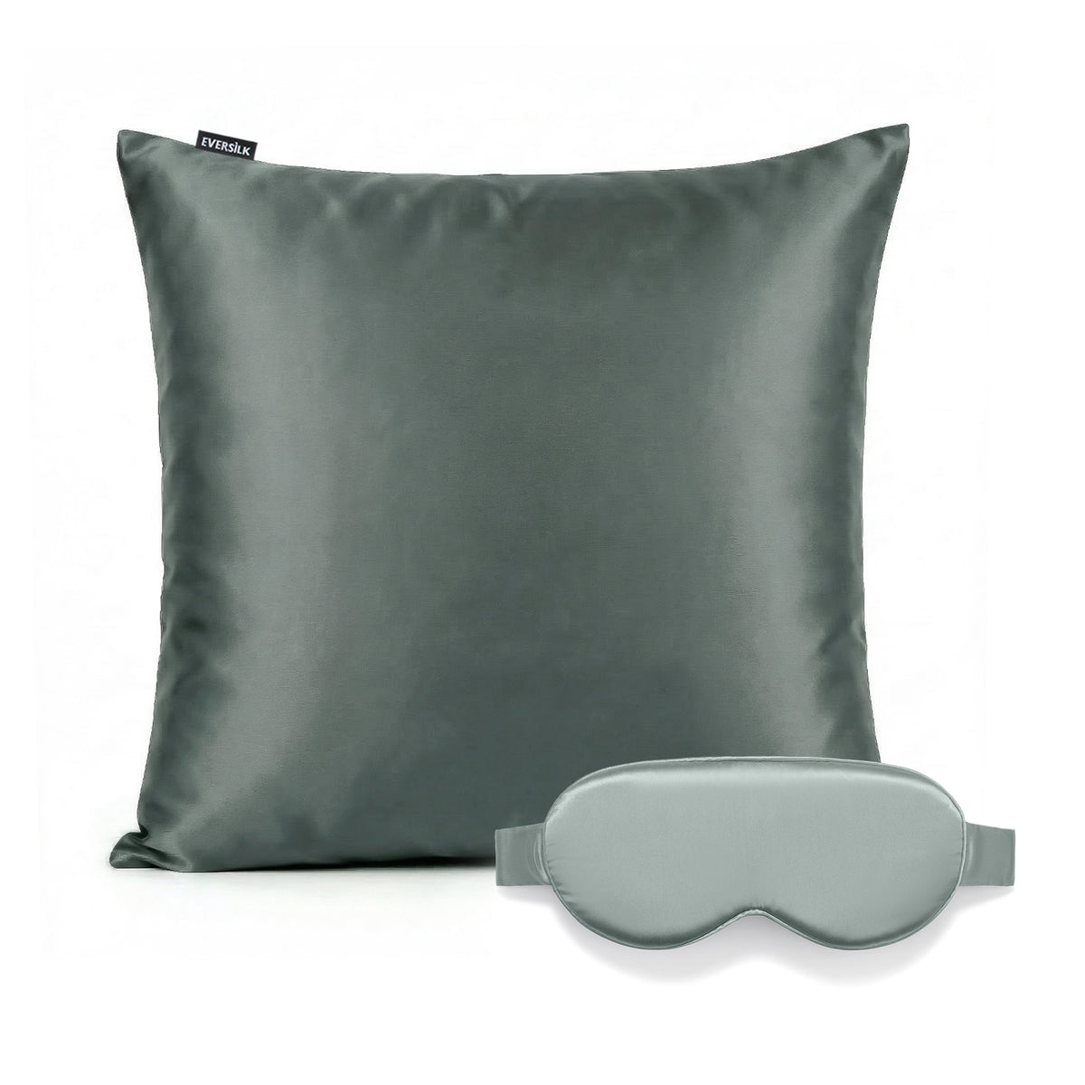 Duo Taie & Masque - Gris Ardoise