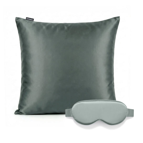 Duo Taie & Masque - Gris Ardoise