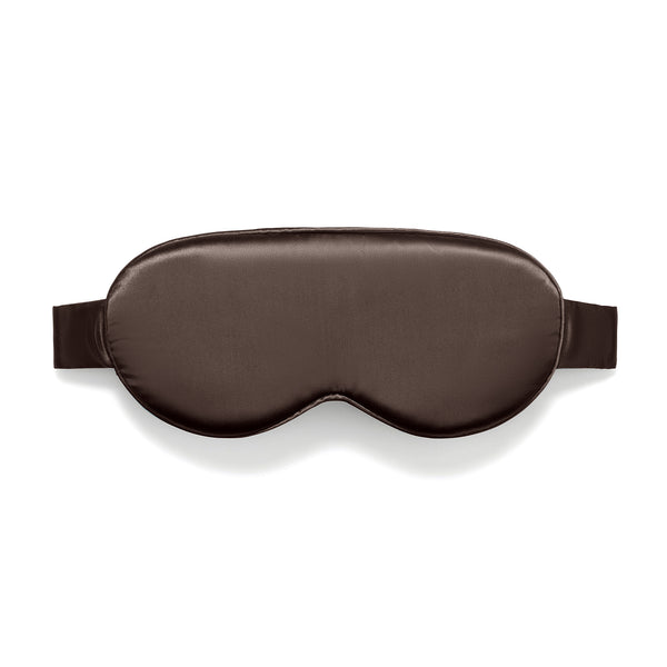 Masque de nuit en soie EVERSILK – Chocolat - EVERSILK.fr