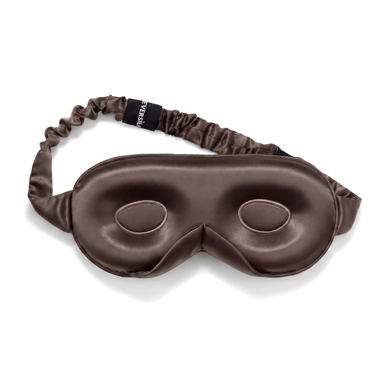 Masque de nuit en soie EVERSILK – Chocolat