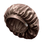 Bonnet de nuit en soie – Chocolat