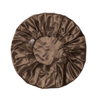 Bonnet de nuit en soie – Chocolat