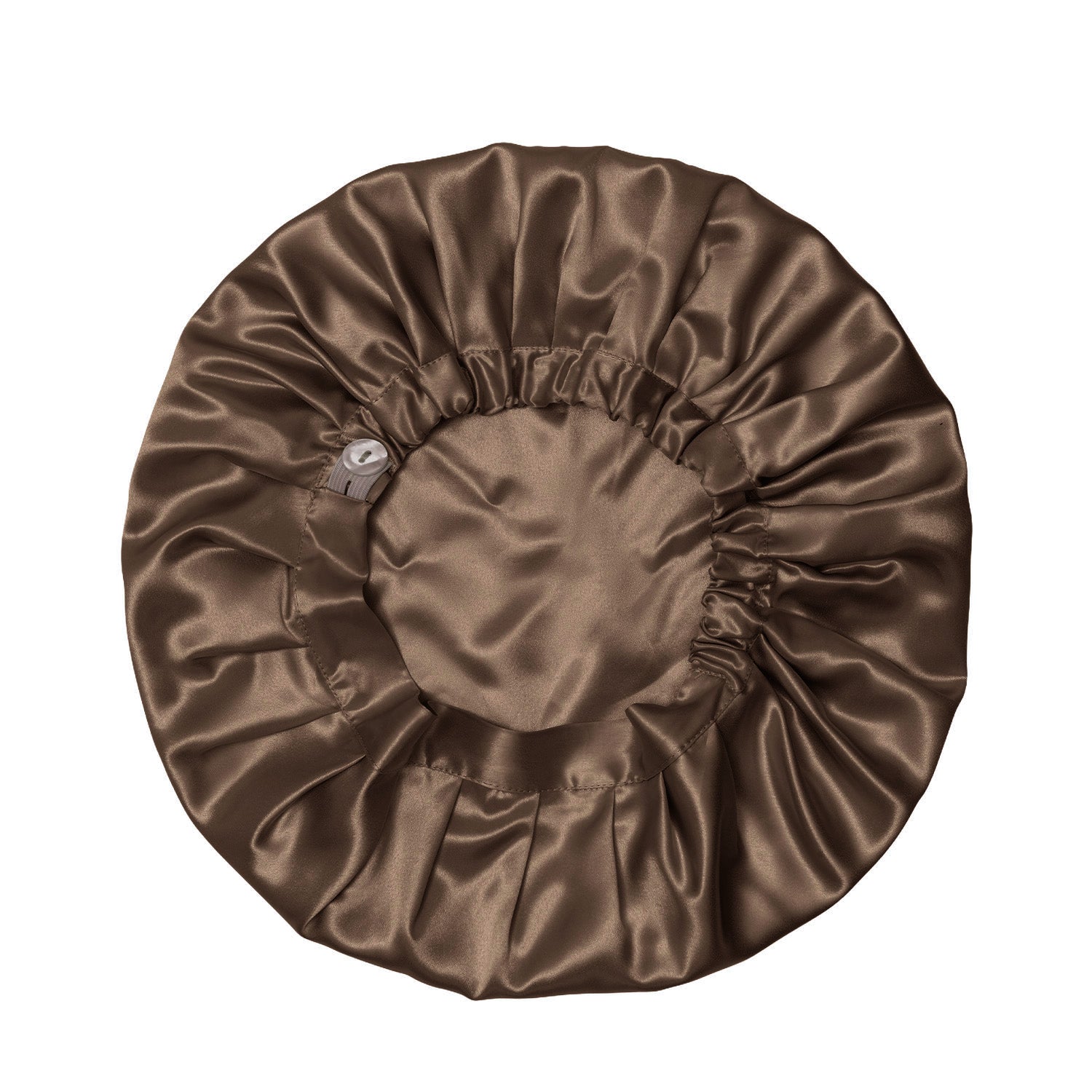 Bonnet de nuit en soie – Chocolat