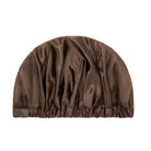 Bonnet de nuit en soie – Chocolat