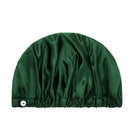 Bonnet de nuit en soie – Vert Foncé