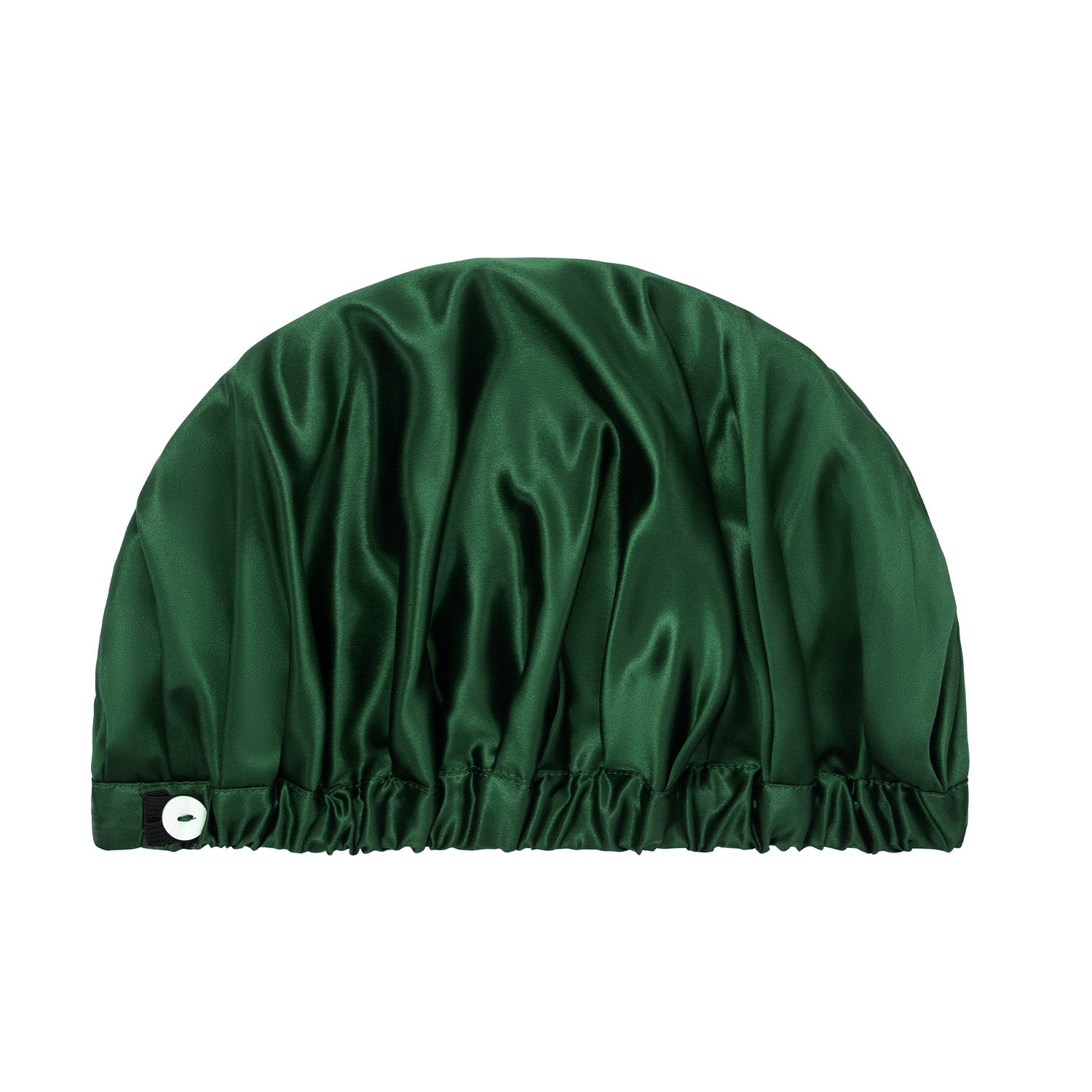 Bonnet de nuit en soie – Vert Foncé