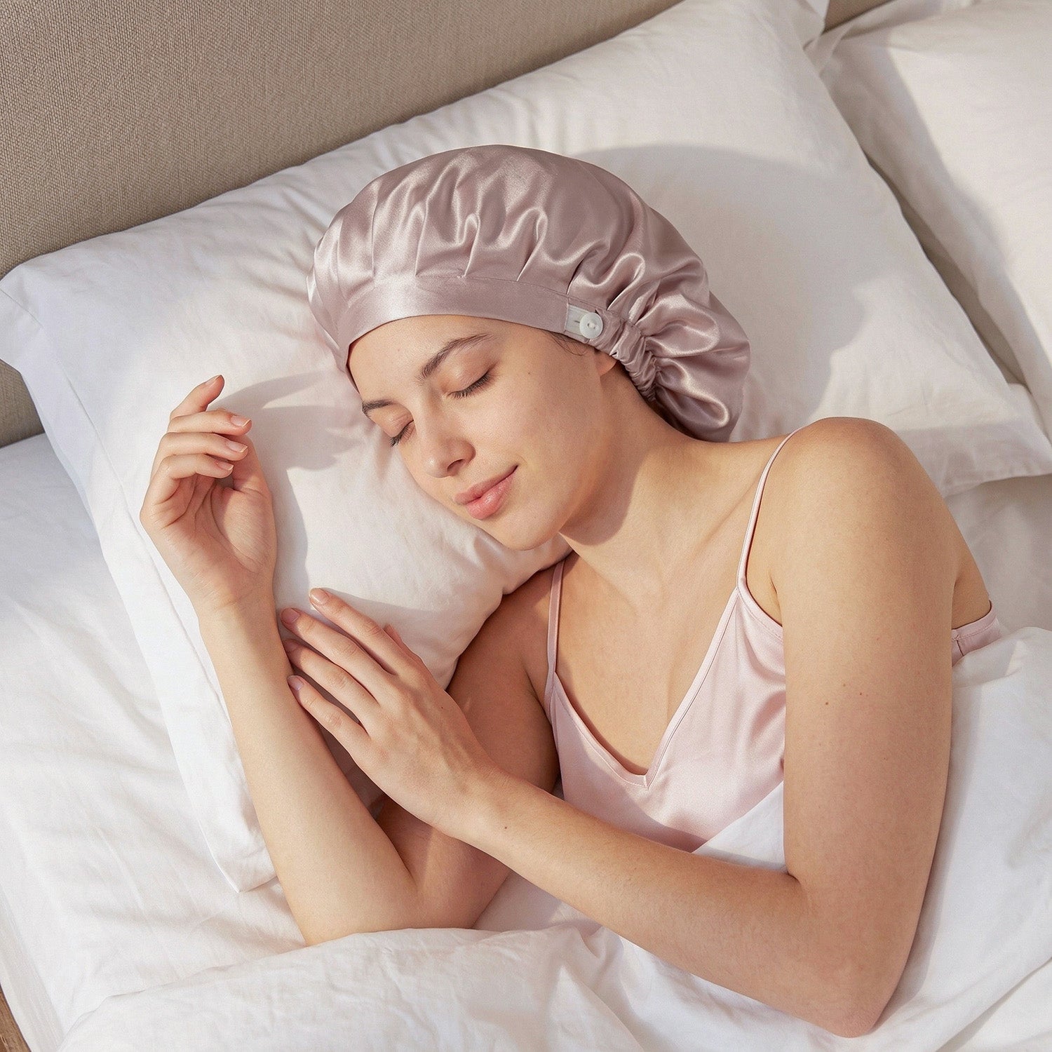 Bonnet de nuit Eversilk – Lotus