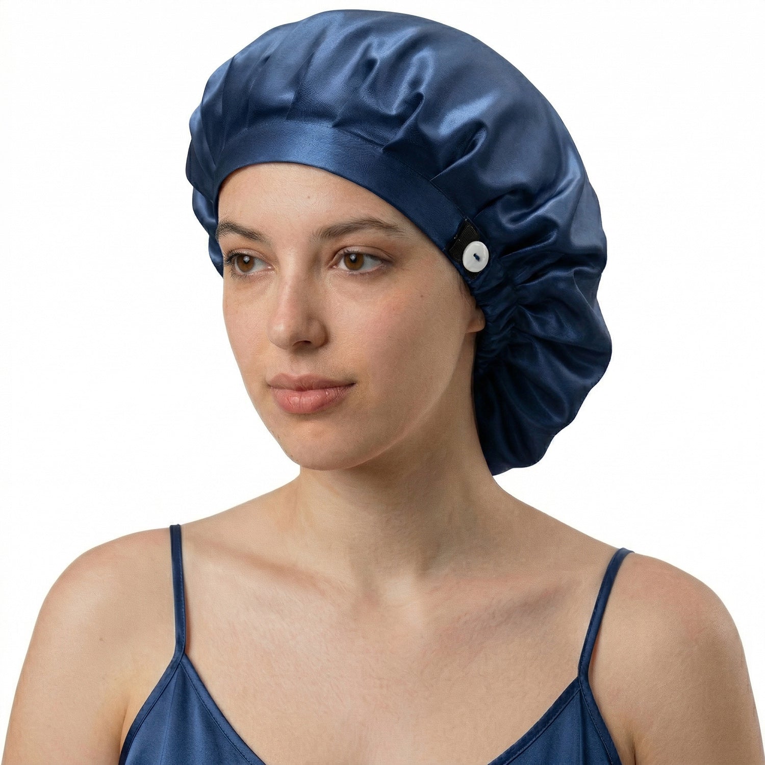 Bonnet de nuit Eversilk – Marine