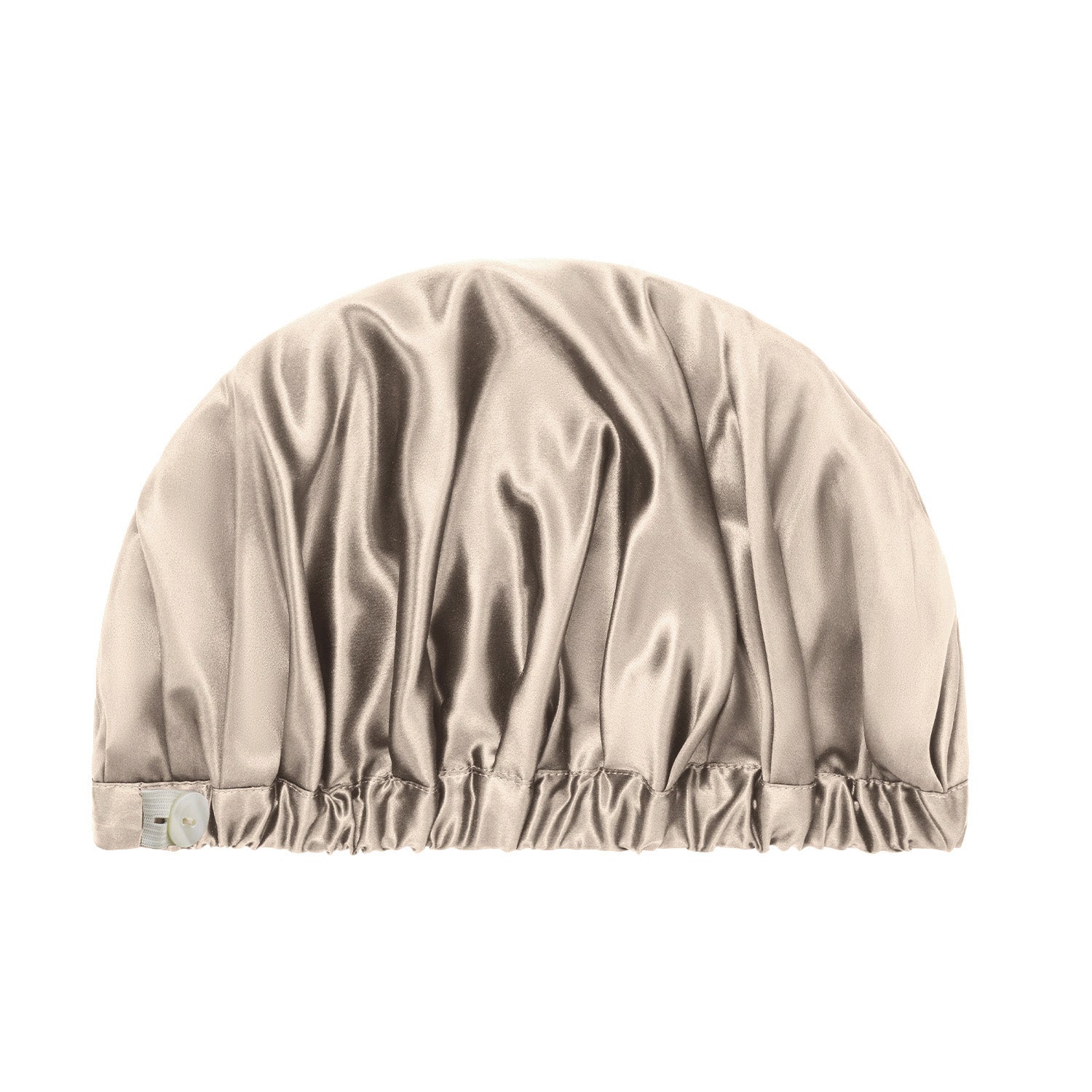 Bonnet de nuit en soie – Sable