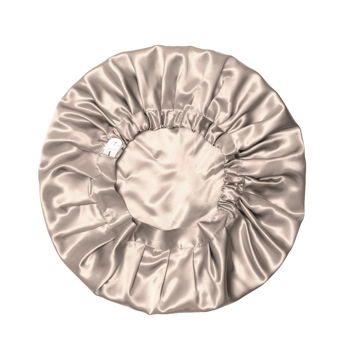 Bonnet de nuit en soie – Sable