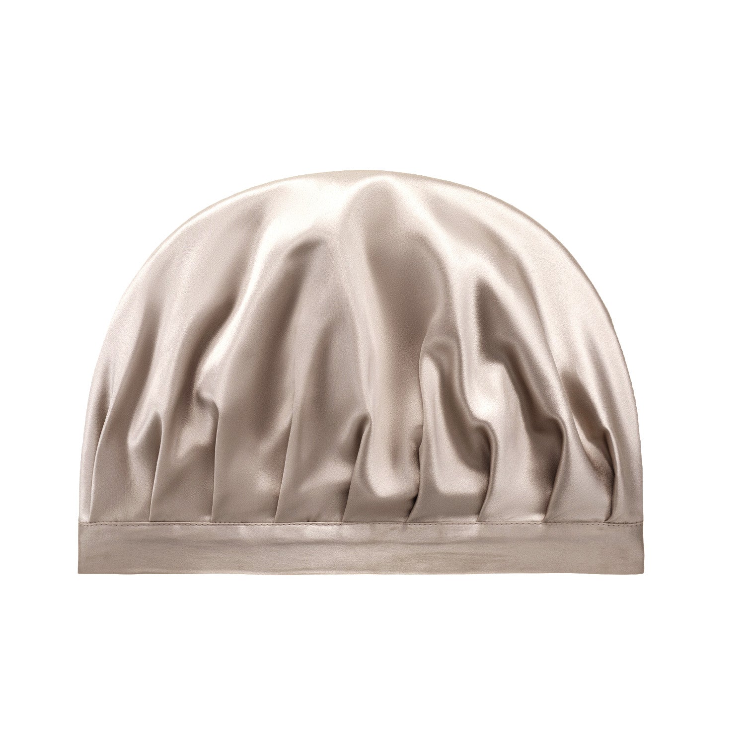 Bonnet de nuit en soie – Sable