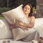 Taie d'oreiller 100% pure soie de mûrier - Champagne - Rectangulaire - EVERSILK.fr