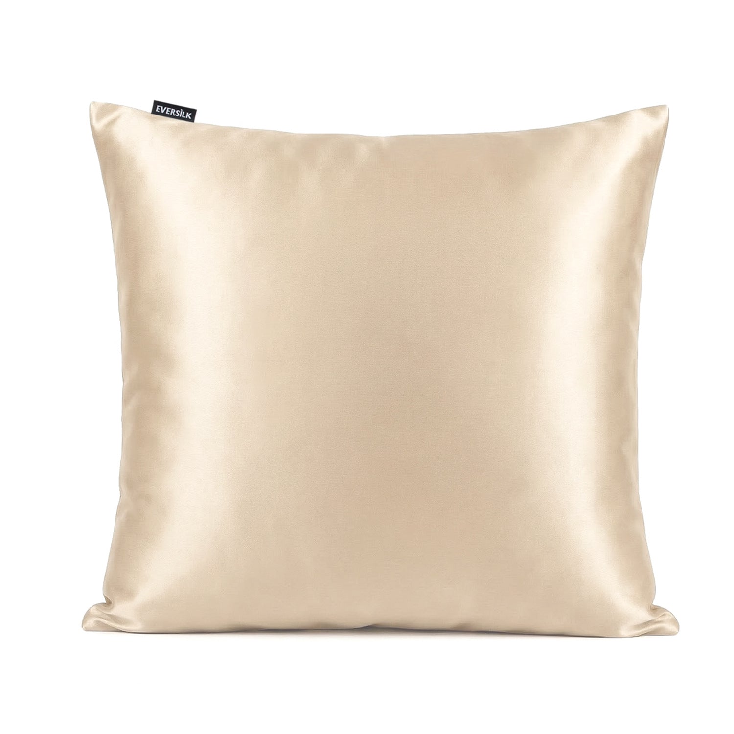 Taie d'oreiller 100% pure soie de mûrier - Champagne - Euro - EVERSILK.fr
