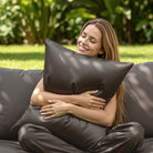 Taie d'oreiller 100% pure soie de mûrier - Gris Foncé - Rectangulaire - EVERSILK.fr