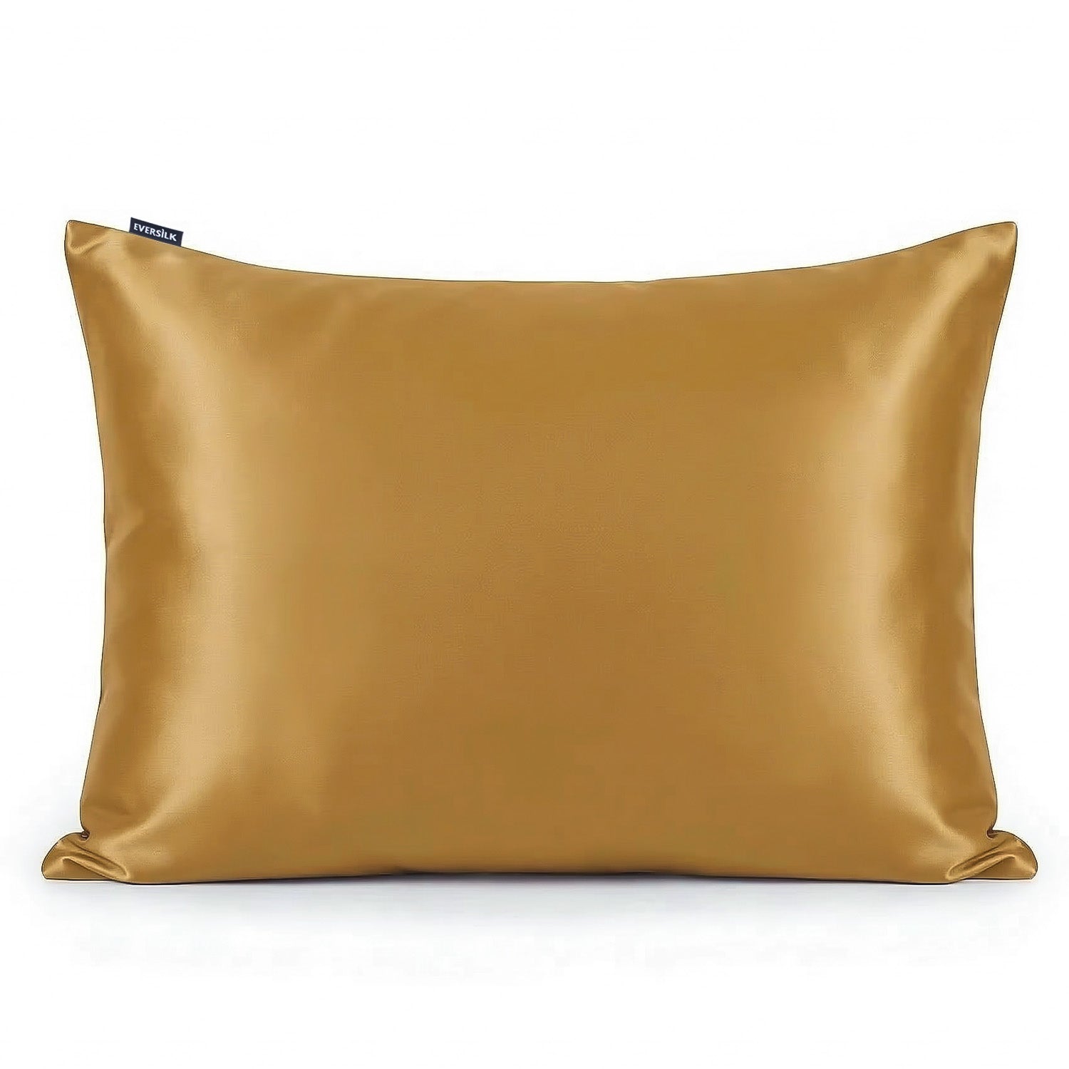 Taie d'oreiller 100% pure soie de mûrier - Or - Rectangulaire - EVERSILK.fr