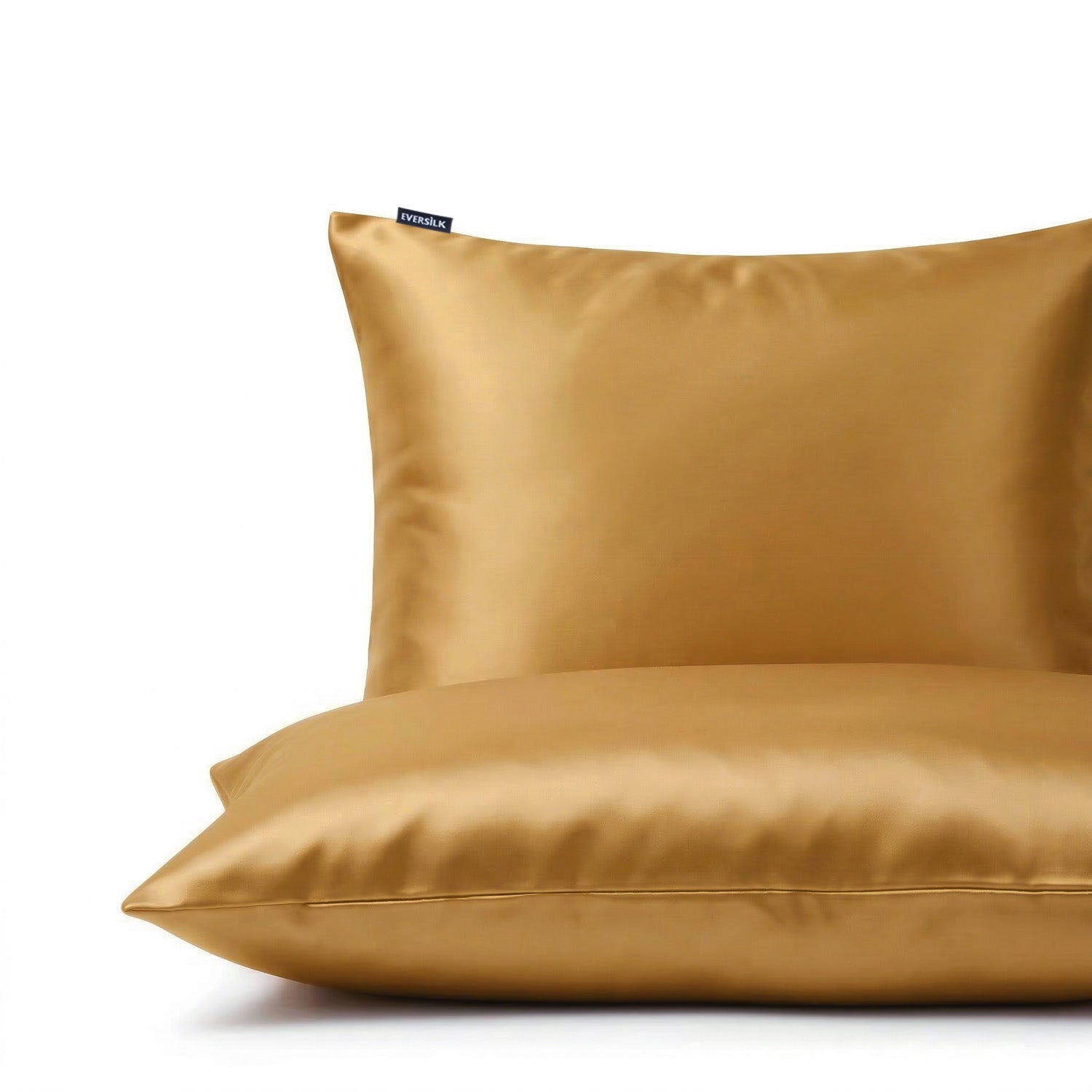 Taie d'oreiller 100% pure soie de mûrier - Or - Rectangulaire - EVERSILK.fr