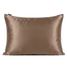 Taie d'oreiller 100% pure soie de mûrier - Taupe Clair - Rectangulaire - EVERSILK.fr