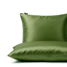 Taie d'oreiller 100% pure soie de mûrier - Olive - Rectangulaire - EVERSILK.fr