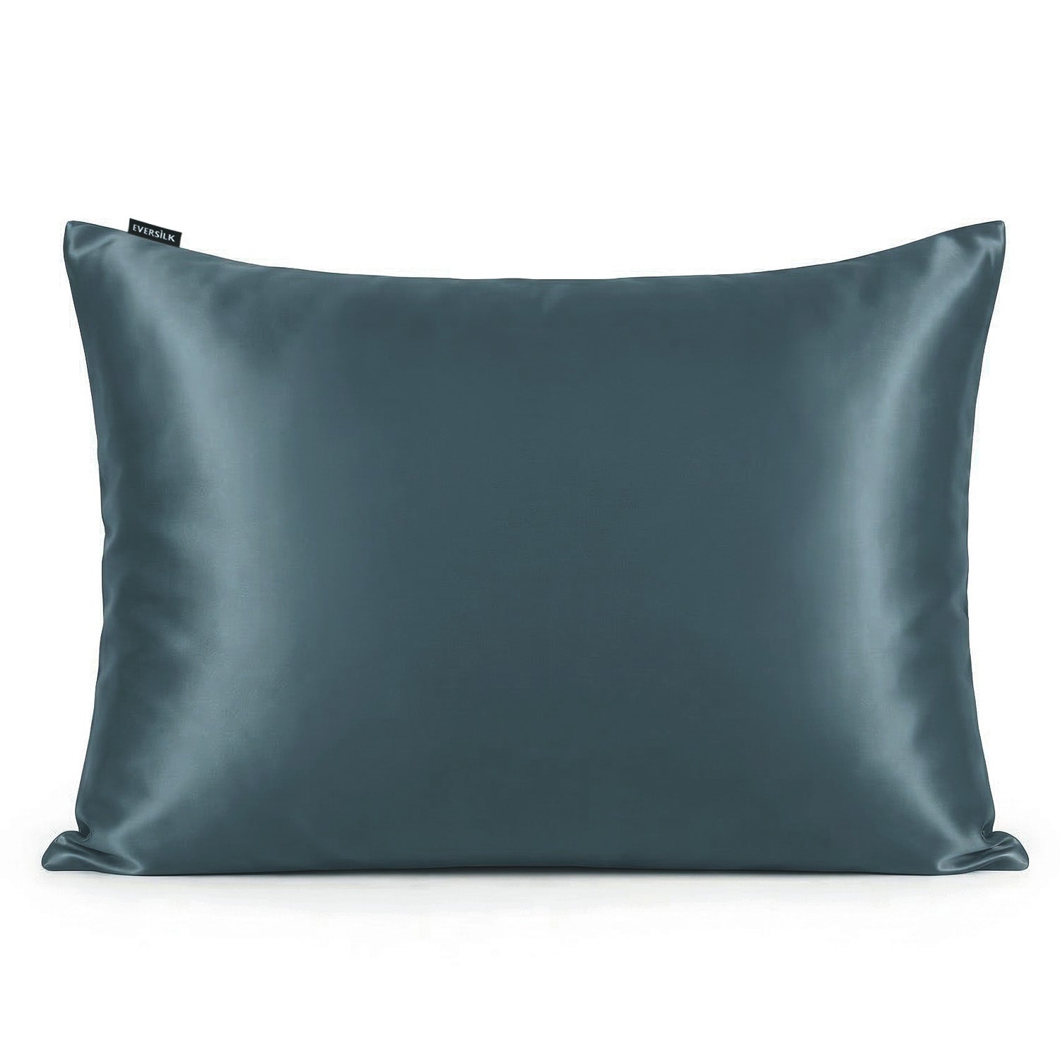 Taie d'oreiller 100% pure soie de mûrier - Bleu Windward - Rectangulaire - EVERSILK.fr