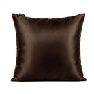 Taie d'oreiller 100% pure soie de mûrier - Chocolat - Euro - EVERSILK.fr
