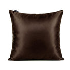 Taie d'oreiller 100% pure soie de mûrier - Chocolat - Euro - EVERSILK.fr