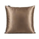 Taie d'oreiller 100% pure soie de mûrier - Taupe Clair - Euro - EVERSILK.fr