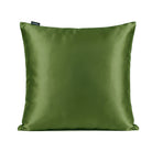 Taie d'oreiller 100% pure soie de mûrier - Olive - Euro - EVERSILK.fr