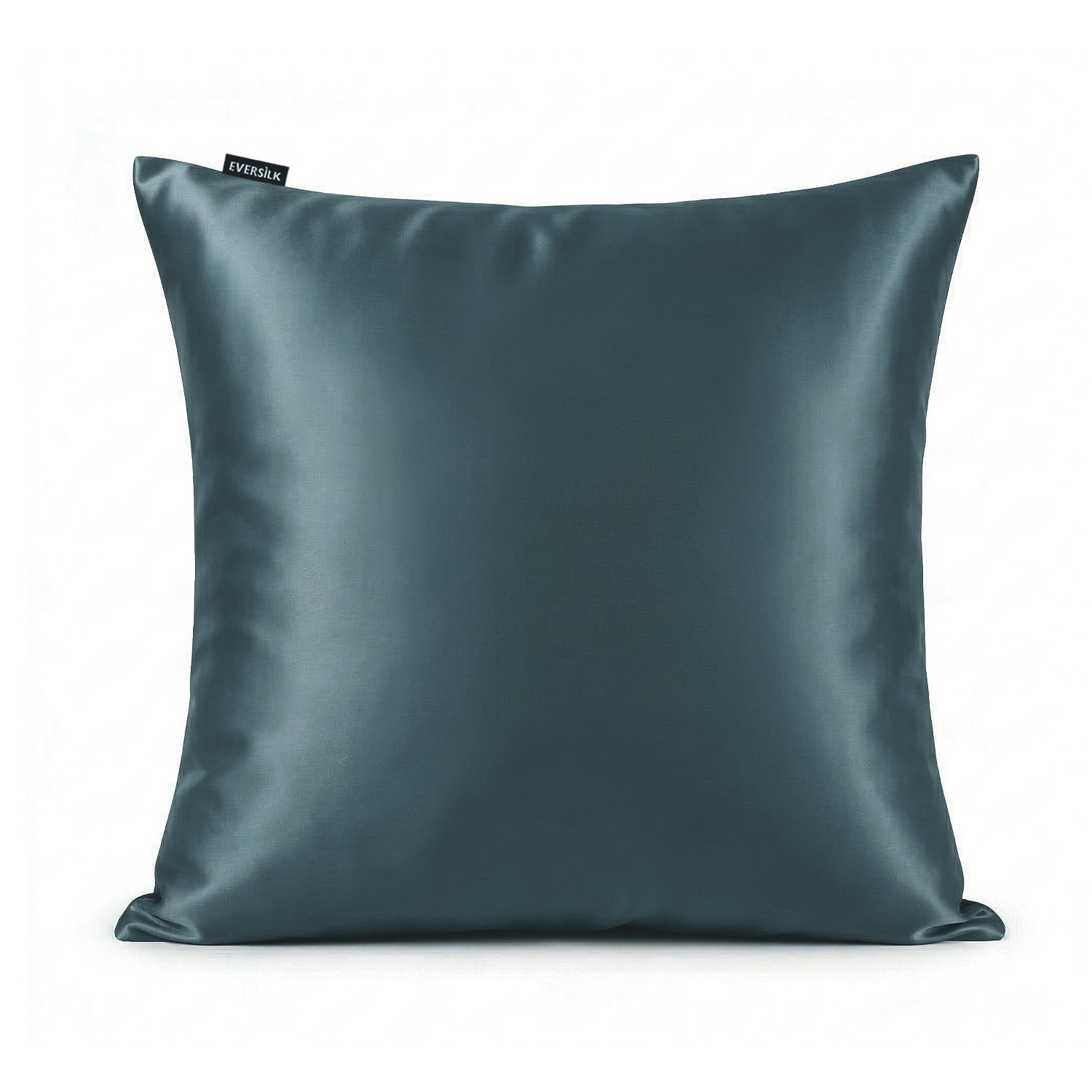 Taie d'oreiller 100% pure soie de mûrier - Bleu Windward - Euro - EVERSILK.fr