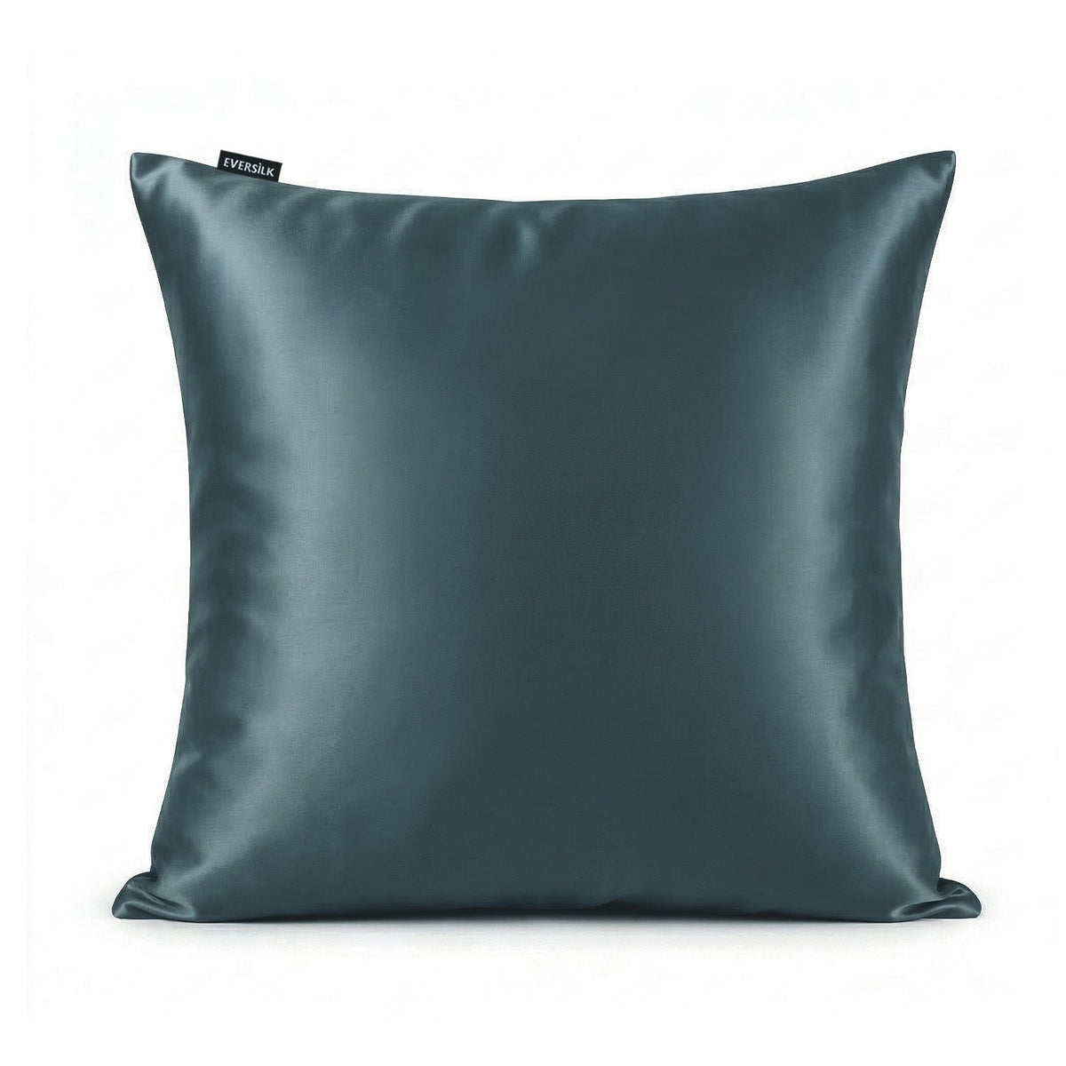 Taie d'oreiller 100% pure soie de mûrier - Bleu Windward - Euro - EVERSILK.fr