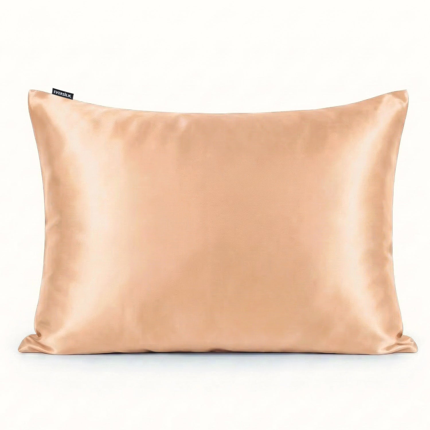 Taie d'oreiller 100% pure soie de mûrier - Abricot - Rectangulaire - EVERSILK.fr