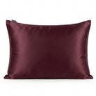 Taie d'oreiller 100% pure soie de mûrier - Burgundy - Rectangulaire - EVERSILK.fr