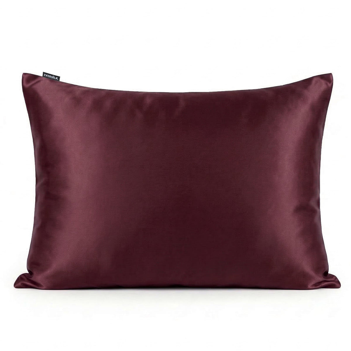 Taie d'oreiller 100% pure soie de mûrier - Burgundy - Rectangulaire - EVERSILK.fr